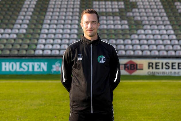 Moritz Marheineke (Team-Manager, VfB Luebeck); VfB Lübeck, 3. Liga, Porträttermin 2020 2021 Lübeck Schleswig-Holstein Germany Dietmar-Scholze-Stadion an der L Copyright: xAgentur54GradFelixxKoenigx