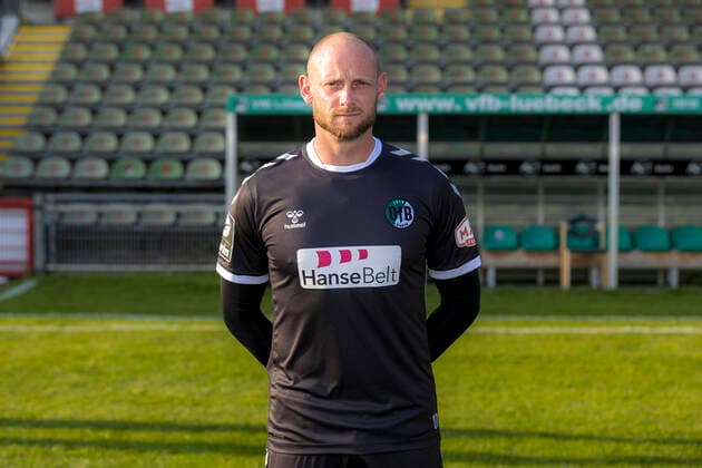 Benjamin Gommert (Nr. 1, VfB Luebeck); VfB Lübeck, 3. Liga, Porträttermin 2020 2021 Lübeck Schleswig-Holstein Germany Dietmar-Scholze-Stadion an der L Copyright: xAgentur54GradFelixxKoenigx