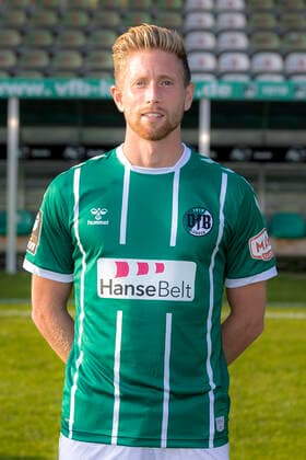 Sebastian Hertner (Nr. 3, VfB Luebeck); VfB Lübeck, 3. Liga, Porträttermin 2020 2021 Lübeck Schleswig-Holstein Germany Dietmar-Scholze-Stadion an der L Copyright: xAgentur54GradFelixxKoenigx