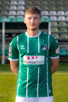 Dren Feka (Nr. 5, VfB Luebeck); VfB Lübeck, 3. Liga, Porträttermin 2020 2021 Lübeck Schleswig-Holstein Germany Dietmar-Scholze-Stadion an der L Copyright: xAgentur54GradFelixxKoenigx
