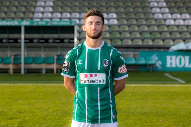 Elsamed Ramaj (Nr. 6, VfB Luebeck); VfB Lübeck, 3. Liga, Porträttermin 2020 2021 Lübeck Schleswig-Holstein Germany Dietmar-Scholze-Stadion an der L Copyright: xAgentur54GradFelixxKoenigx