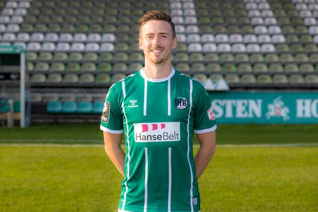 Martin Roeser (Nr. 9, VfB Luebeck); VfB Lübeck, 3. Liga, Porträttermin 2020 2021 Lübeck Schleswig-Holstein Germany Dietmar-Scholze-Stadion an der L Copyright: xAgentur54GradFelixxKoenigx