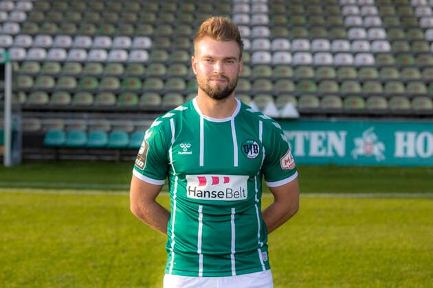 Yannick Deichmann (Nr. 10, VfB Luebeck); VfB Lübeck, 3. Liga, Porträttermin 2020 2021 Lübeck Schleswig-Holstein Germany Dietmar-Scholze-Stadion an der L Copyright: xAgentur54GradFelixxKoenigx