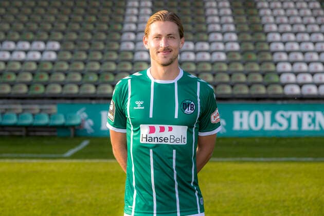 Nicolas Hebisch (Nr. 11, VfB Luebeck); VfB Lübeck, 3. Liga, Porträttermin 2020 2021 Lübeck Schleswig-Holstein Germany Dietmar-Scholze-Stadion an der L Copyright: xAgentur54GradFelixxKoenigx