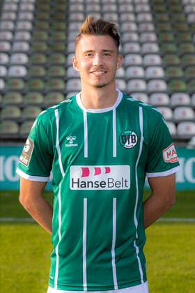 Soeren Lippert (Nr. 14, VfB Luebeck); VfB Lübeck, 3. Liga, Porträttermin 2020 2021 Lübeck Schleswig-Holstein Germany Dietmar-Scholze-Stadion an der L Copyright: xAgentur54GradFelixxKoenigx