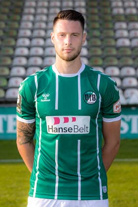 Ryan Malone (Nr. 16, VfB Luebeck); VfB Lübeck, 3. Liga, Porträttermin 2020 2021 Lübeck Schleswig-Holstein Germany Dietmar-Scholze-Stadion an der L Copyright: xAgentur54GradFelixxKoenigx