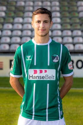 Jamie-Liam Shalom (Nr. 19, VfB Luebeck).; VfB Lübeck, 3. Liga, Porträttermin 2020 2021 Lübeck Schleswig-Holstein Germany Dietmar-Scholze-Stadion an der L Copyright: xAgentur54GradFelixxKoenigx