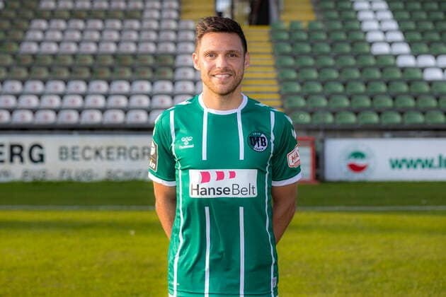 Mirko Boland (Nr. 31, VfB Luebeck); VfB Lübeck, 3. Liga, Porträttermin 2020 2021 Lübeck Schleswig-Holstein Germany Dietmar-Scholze-Stadion an der L Copyright: xAgentur54GradFelixxKoenigx