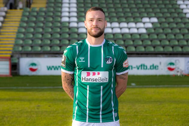 Patrick Hobsch (Nr. 34, VfB Luebeck); VfB Lübeck, 3. Liga, Porträttermin 2020 2021 Lübeck Schleswig-Holstein Germany Dietmar-Scholze-Stadion an der L Copyright: xAgentur54GradFelixxKoenigx