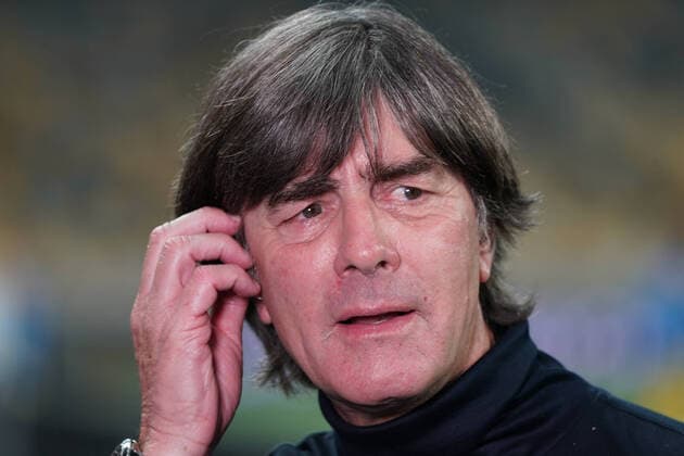 Bundestrainer Joachim Loew (Deutschland Germany) im Interview - 10.10.2020: Ukraine vs. Deutschland, UEFA Nations League, 3. Spieltag, Olympiastadion Kiew DISCLAIMER: DFB regulations prohibit any use of photographs as image sequences and or quasi-video.