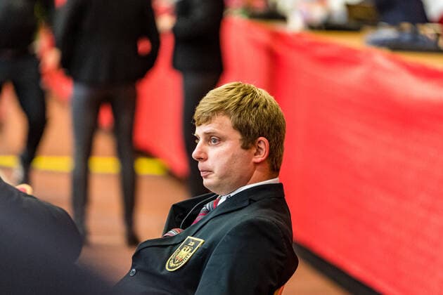 Sport Bilder des Tages 10.10.2020, Brandenburg, Senftenberg: Judo Bundesliga-Finale der Männer 2020: foto. Eibner Hammerschmidt Judo Bundesliga-Finale der Männer 2020 Senftenberg