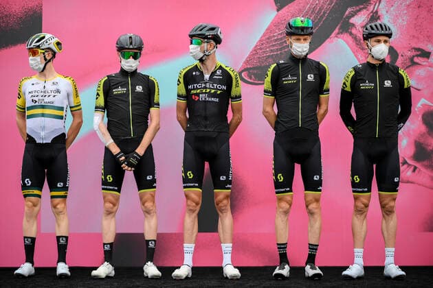 Photo Marco Alpozzi LaPresse October 11, 2020 Italy Cycling Giro d Italia 2020 - 103th edition - Stage 9 - from San Salvo to Roccaraso (Aremogna) In the pic: MITCHELTON - SCOTT  Copyright: xMarcoxAlpozz LaPressex