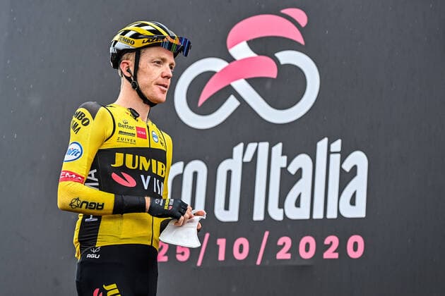 Photo Gian Mattia D Alberto - LaPresse October 11, 2020 Italy Cycling Giro d Italia 2020 - 103th edition - Stage 9 - from San Salvo to Roccaraso (Aremogna) In the pic: KRUIJSWIJK Steven( NED )TEAM JUMBO - VISMA  Copyright: xGianxMattiaxD Alberto LaPressex