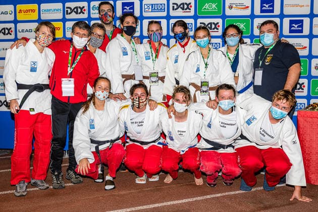 11.10.2020, Brandenburg, Senftenberg: Judo Zweite Bundesliga Finale der Frauen 2020: Post-SV Düsseldorf Judo Zweite Bundesliga Finale der Frauen 2020 Senftenberg