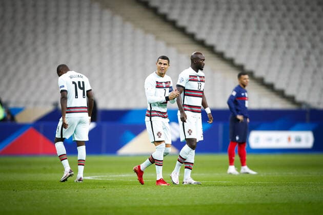 Cristiano Ronaldo ( 7 - Portugal ) - FOOTBALL : France vs Portugal - Ligue des Nations - Saint Denis - 11 10 2020 FedericoPestellini Panoramic 