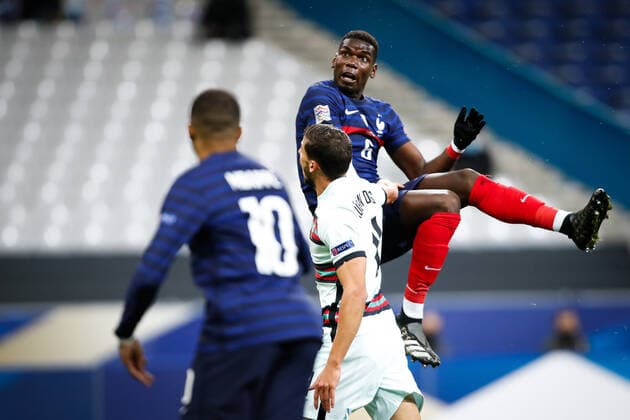 Paul Pogba ( 6 - France ) - FOOTBALL : France vs Portugal - Ligue des Nations - Saint Denis - 11 10 2020 FedericoPestellini Panoramic 