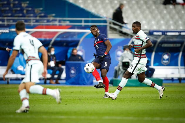 Paul Pogba ( 6 - France ) - FOOTBALL : France vs Portugal - Ligue des Nations - Saint Denis - 11 10 2020 FedericoPestellini Panoramic 