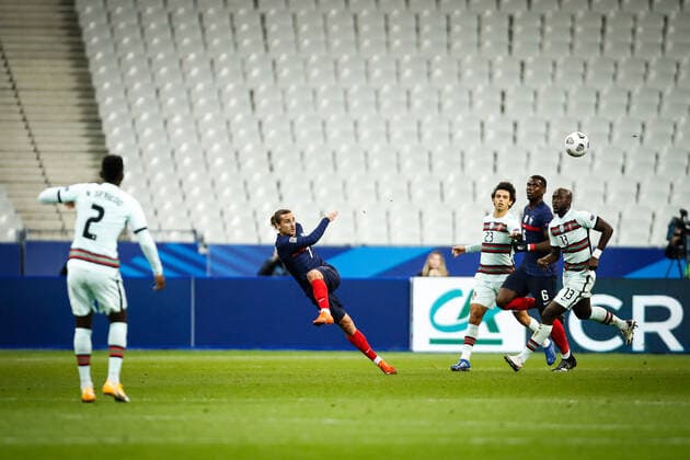 Antoine Griezmann ( 7 - France ) - FOOTBALL : France vs Portugal - Ligue des Nations - Saint Denis - 11 10 2020 FedericoPestellini Panoramic 