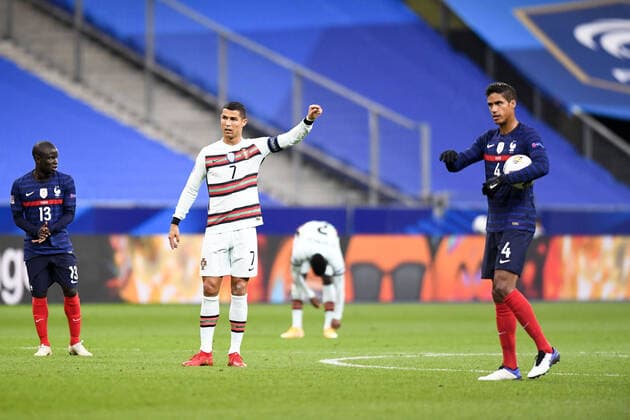 07 CRISTIANO RONALDO (POR) FOOTBALL : France vs Portugal - Ligue des Nations - 11 10 2020 FEP Panoramic 