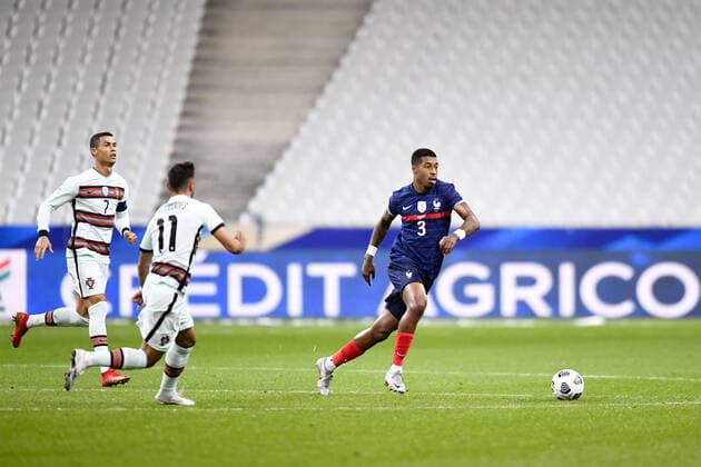 03 Presnel Kimpembe (fra) - 07 CRISTIANO RONALDO (POR) FOOTBALL : France vs Portugal - Ligue des Nations - 11 10 2020 FEP Panoramic 