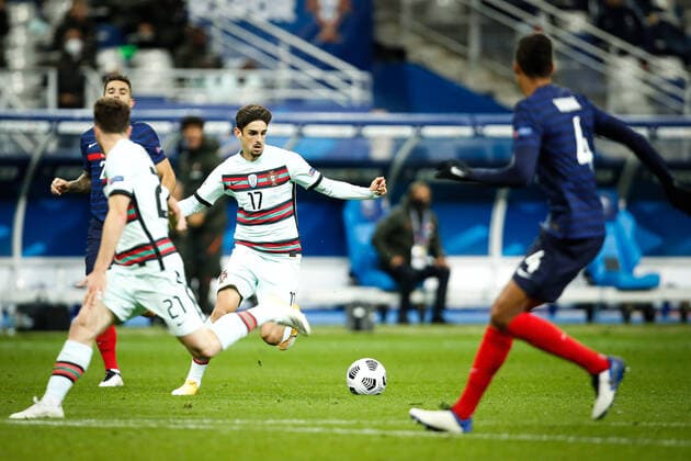 F Trincao ( 17 - Portugal ) - FOOTBALL : France vs Portugal - Ligue des Nations - Saint Denis - 11 10 2020 FedericoPestellini Panoramic 