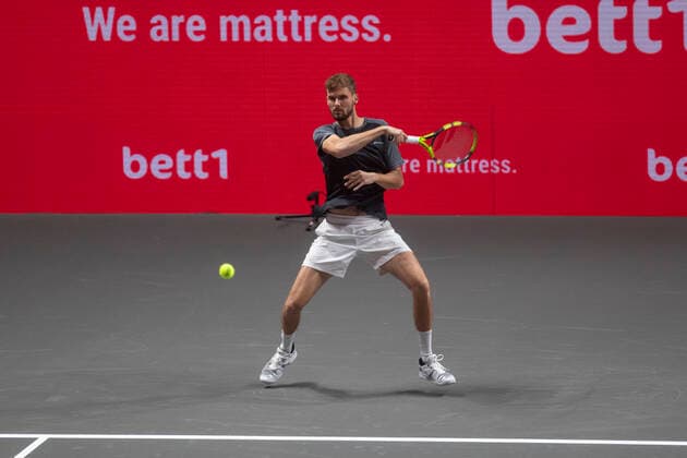 Tennis Bett11Hulks Indoors Lanxess Arena Köln Deutschland 12.10.2020 Oscar Otte