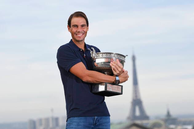 Bilder des Jahres 2020, Sport 10 Oktober Sport Themen der Woche KW42 Sport Bilder des Tages Rafael Nadal, Roland-Garros 2020, Simple Messieurs, Photocall TENNIS : Roland Garros 2020 - 12 10 2020 Panoramic FFT 