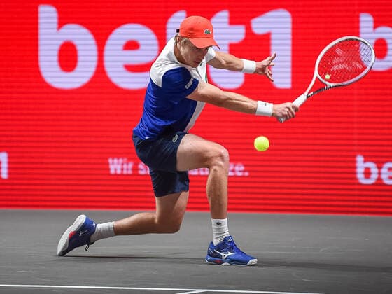 Im Marc POLMANS (AUS), Hubert HURKACZ (POL) vs. Marc POLMANS (AUS), TENNIS, bett1hulks Indoor, 12.10.2020, GER, TENNIS, ATP, Tennis Herren TOUR, bett1hulks Indoor, John MILLMAN (AUS) vs. Misacha ZVEREV (GER), 12.10.2020 KOELN Copyright: xEibner-Pressefotox EP_BSO