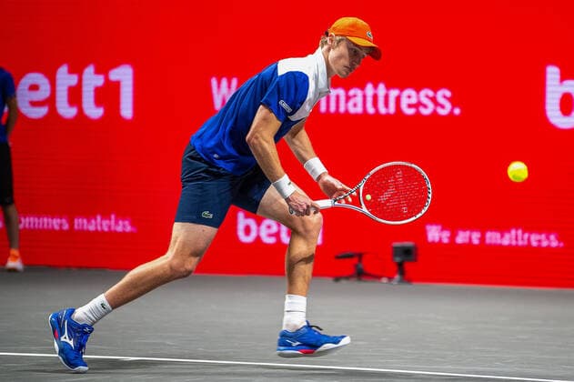 Im Marc POLMANS (AUS), Hubert HURKACZ (POL) vs. Marc POLMANS (AUS), TENNIS, bett1hulks Indoor, 12.10.2020, GER, TENNIS, ATP, Tennis Herren TOUR, bett1hulks Indoor, John MILLMAN (AUS) vs. Misacha ZVEREV (GER), 12.10.2020 KOELN Copyright: xEibner-Pressefotox EP_BSO