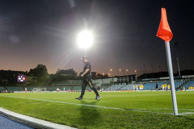 Faruk Hadzibegic (Trainer Montenegro) Fussball, UEFA Nations League 2020 21, Saison 2020-2021, 2. Spieltag, Gruppe C 08.09.2020 Luxemburg - Montenegro (Luxembourg vs Montenegro) Stade Josy Barthel, Luxemburg