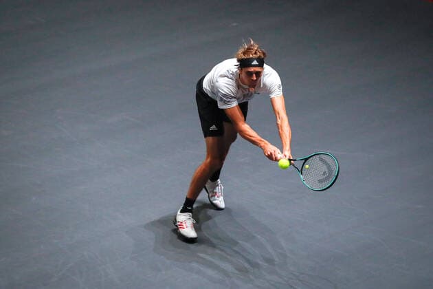 Alexander ZVEREV (GER), Impressionen vom 1. Doppel bei den bett1HULKS Indoors - ATP, Tennis Herren 250 am 13.10.2020 in Köln (LANXESS arena), Deutschland