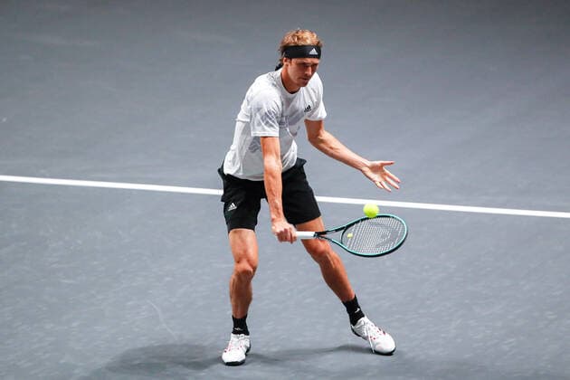 Alexander ZVEREV (GER), Impressionen vom 1. Doppel bei den bett1HULKS Indoors - ATP, Tennis Herren 250 am 13.10.2020 in Köln (LANXESS arena), Deutschland