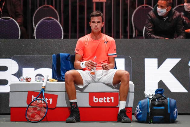 Daniel ALTMAIER (GER) WC , bett1HULKS Indoors - ATP, Tennis Herren 250, Köln, Köln (LANXESS arena), 13.10.2020,