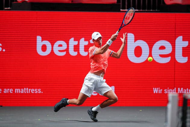 Daniel ALTMAIER (GER) WC , bett1HULKS Indoors - ATP, Tennis Herren 250, Köln, Köln (LANXESS arena), 13.10.2020,