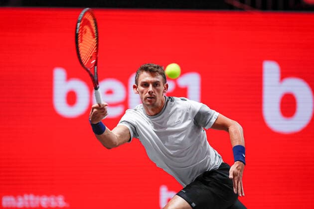 Henri LAAKSONEN (SUI) Q , bett1HULKS Indoors - ATP, Tennis Herren 250, Köln, Köln (LANXESS arena), 13.10.2020,