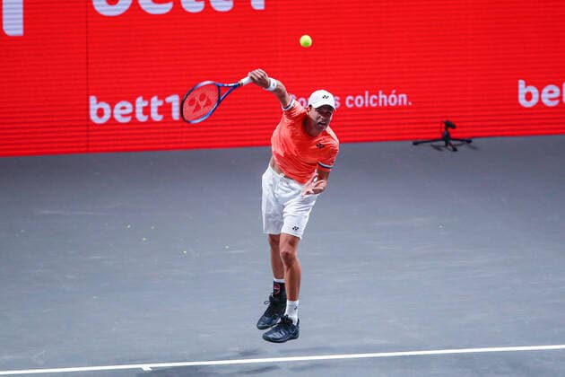 Daniel ALTMAIER (GER) WC , bett1HULKS Indoors - ATP, Tennis Herren 250, Köln, Köln (LANXESS arena), 13.10.2020,