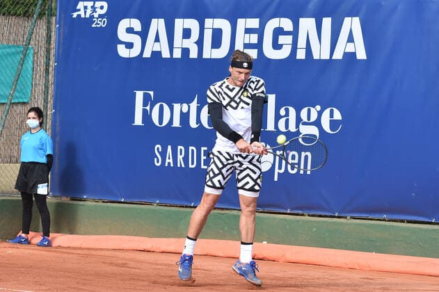 Photo Alessandro Tocco LaPresse October 13, 2020 Santa Margherita di Pula, Cagliari (Italy) Tennis Tennis, Forte Village Sardegna Open In the pic: Jozef Kovalik (SVK)  Copyright: xToccoxAlessandro LaPressex
