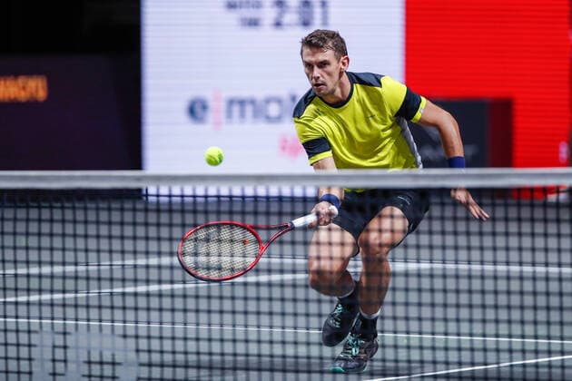 Henri LAAKSONEN (SUI), bett1HULKS Indoors - ATP, Tennis Herren 250, Köln, Köln (LANXESS arena), 13.10.2020,