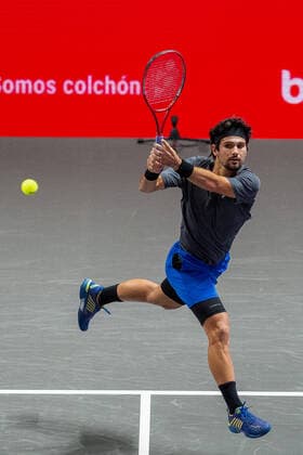Im Marcos GIRON (USA), Marcos GIRON (USA) vs. Marin CILIC (CRO), TENNIS, bett1hulks Indoor, 13.10.2020, GER, TENNIS, ATP, Tennis Herren TOUR, bett1hulks Indoor, Marcos GIRON (USA) vs. Marin CILIC (CRO), 13.10.2020 KOELN Copyright: xEibner-Pressefotox EP_BSO