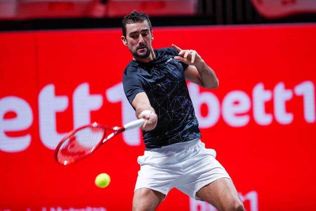 Marin CILIC (CRO) 8 , bett1HULKS Indoors - ATP, Tennis Herren 250, Köln, Köln (LANXESS arena), 13.10.2020,
