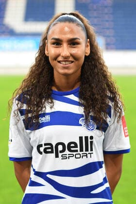 Miray Cin ( MSV Duisburg Frauen ). 12.10.2020, Fussball, Frauen Fussball Bundesliga, MSV Duisburg Teampraesentation 2020 21 DFL DFB REGULATIONS PROHIBIT ANY USE OF PHOTOGRAPHS AS IMAGE SEQUENCES AND OR QUASI-VIDEO 12.10.2020, Fussball, Frauen Fussball Bundesliga, MSV Duisburg Teampraesentation 2020 21 Duisburg Copyright: xThomasxThienelx Eibner-Pressefotox EP_ttl