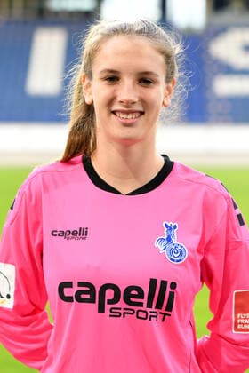 Torhueterin Ena Mahmutovic ( MSV Duisburg Frauen ). 12.10.2020, Fussball, Frauen Fussball Bundesliga, MSV Duisburg Teampraesentation 2020 21 DFL DFB REGULATIONS PROHIBIT ANY USE OF PHOTOGRAPHS AS IMAGE SEQUENCES AND OR QUASI-VIDEO 12.10.2020, Fussball, Frauen Fussball Bundesliga, MSV Duisburg Teampraesentation 2020 21 Duisburg Copyright: xThomasxThienelx Eibner-Pressefotox EP_ttl
