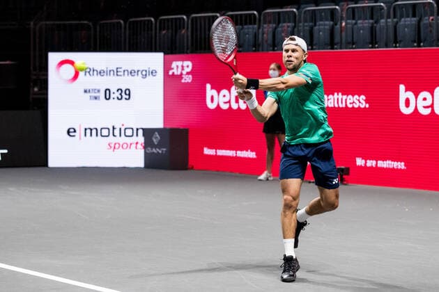 bett1HULKS Indoors - ATP, Tennis Herren 250; Koeln, 14.10.2020 Radu ALBOT (MDA) bett1HULKS Indoors - ATP 250 am 14.10.2020 in Koeln (LANXESSarena), Deutschland Copyright: xBEAUTIFULxSPORTS Wunderlx