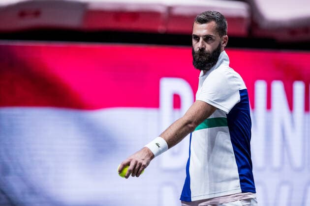 bett1HULKS Indoors - ATP, Tennis Herren 250; Koeln, 14.10.2020 Benoit PAIRE (FRA) bett1HULKS Indoors - ATP 250 am 14.10.2020 in Koeln (LANXESSarena), Deutschland Copyright: xBEAUTIFULxSPORTS Wunderlx