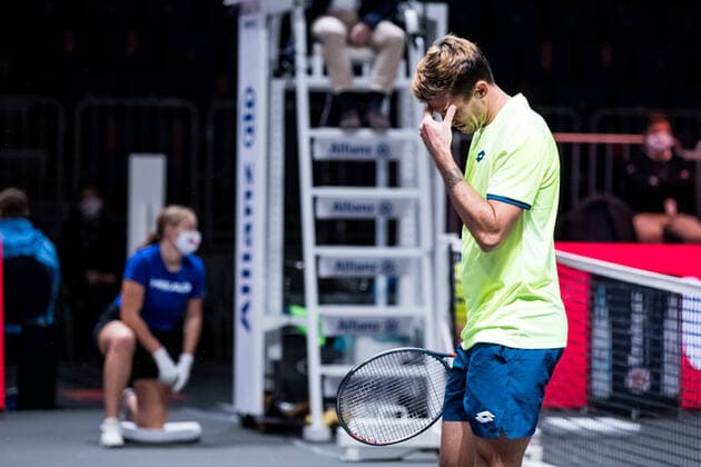 bett1HULKS Indoors - ATP, Tennis Herren 250; Koeln, 14.10.2020 Dennis NOVAK (AUT) bett1HULKS Indoors - ATP 250 am 14.10.2020 in Koeln (LANXESSarena), Deutschland Copyright: xBEAUTIFULxSPORTS Wunderlx
