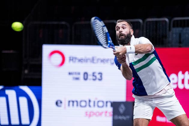 bett1HULKS Indoors - ATP, Tennis Herren 250; Koeln, 14.10.2020 Benoit PAIRE (FRA) bett1HULKS Indoors - ATP 250 am 14.10.2020 in Koeln (LANXESSarena), Deutschland Copyright: xBEAUTIFULxSPORTS Wunderlx