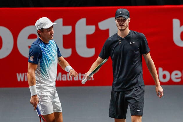 MASUR, Daniel (GER) ATP, Tennis Herren Ranking Doppel No. 163, Wild Card und MOLLEKER, Rudolf (GER), bett1HULKS Indoors - ATP 250, Köln, Köln (LANXESS arena), 14.10.2020,