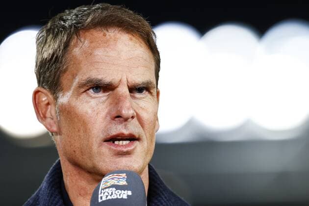Bergamo - Holland coach Frank de Boer speaks to the press ahead of the UEFA Nations League match between Italy and the Netherlands at the Stadium Atleti Azzurri d Italia on October 14, 2020 in Bergamo, Italy. ANP KOEN VAN WEEL UEFA Nations League qualifier 2020 2021 xVIxANPxSportx xxANPxIVx