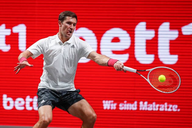 ZVEREV, Mischa (GER) ATP, Tennis Herren Ranking No. 265, gesetzt an No. WC bei den bett1HULKS Indoors - ATP 250 am 14.10.2020 in Köln (LANXESS arena), Deutschland