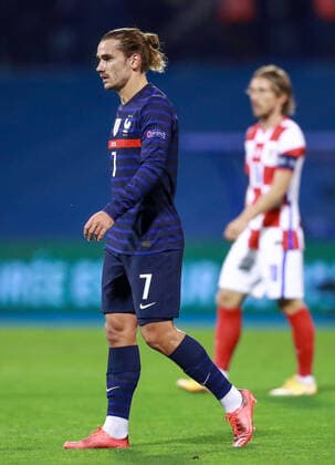 Croatia v France - UEFA Nations League Antoine Griezmann of France during the UEFA Nations League group stage match between Croatia and France at Maksimir Stadium on October 14, 2020 in Zagreb, Croatia. SanjinxStrukic PIXSELL